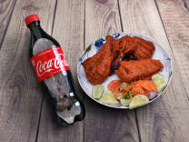 Tandoori Chicken Quarter Coke 250 Ml