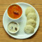 Idli (4 Pcs) With Sambar And Coconut Chutney