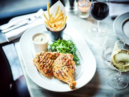 Half Chargrilled Poulet Lsquo;Breton Rsquo