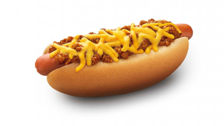 Hot Dog Di Manzo Premium: Chili Cheese Coney