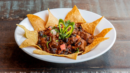 Chili Con Carne And Corn Chips