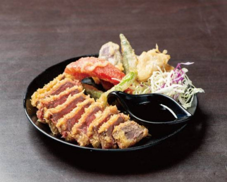 日式炸牛排定食 Japanese Style Fried Beef Steak Set Meal