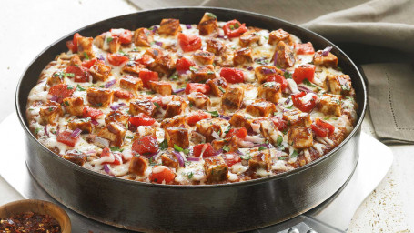 Pizza Grande Al Barbecue Con Pollo