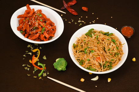 Honey Chilli Potato Veg Chowmein