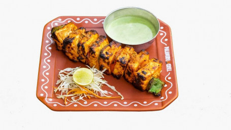 Paneer Tikka Kebab With Naan