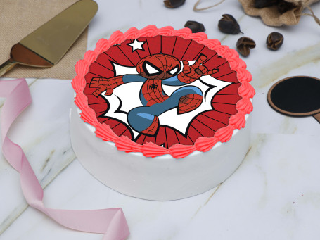 Torta Di Foto Di Spiderman Del Fumetto