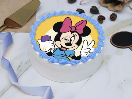 Torta Con Foto Di Minnie Carina