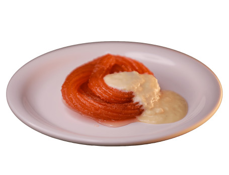 Paneer Jalebi With Rabdi