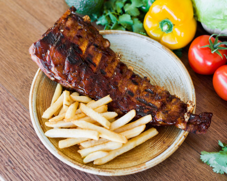 Pork Ribs And Fries