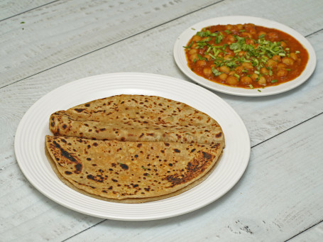 1Aloo Paratha 1 Gobi Paratha 1Chana Masala