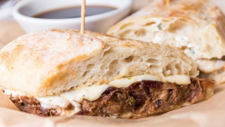 Pot Roast Beef Dip Sandwich