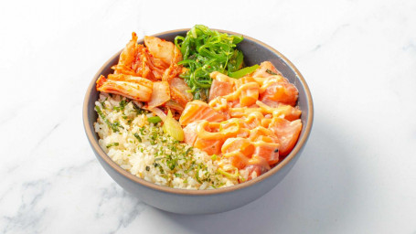 Spicy Salmon Poki Bowl