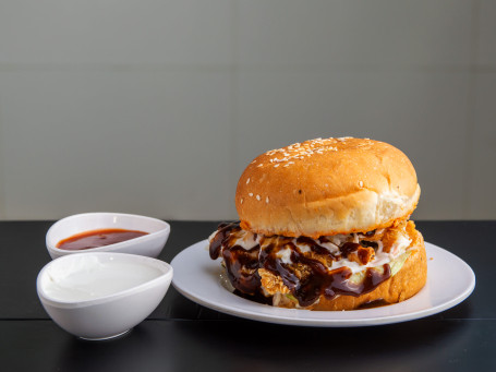 Bbq Sauce Crispy Fried Burger