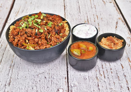 Mutton Keema Biryani [Serves 1]