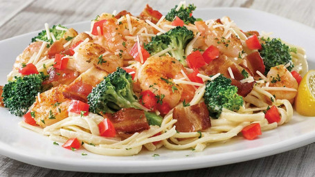 Gamberetti, Pancetta Broccoli Pasta