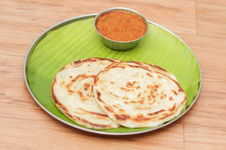 Parotta (2 Pcs) Fish Gravy