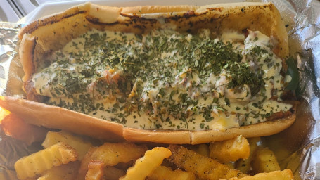 Birria Cheesesteak With Fries