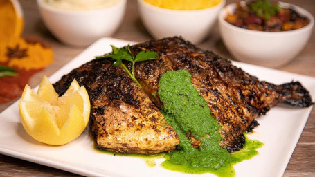 Grilled Fish W/ Lemon Basil Dressing