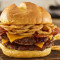 Hamburger Cheddar Doppio Con Bacon Bbq