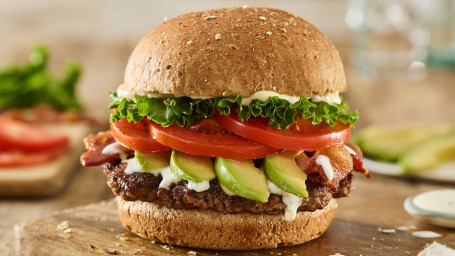 Hamburger Di Avocado Bacon Club