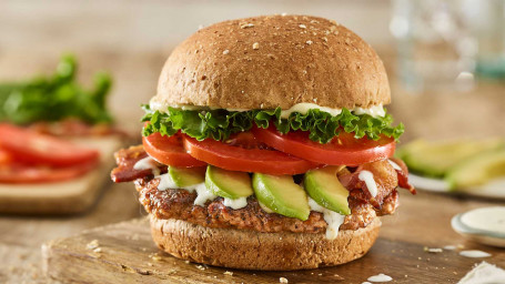 Hamburger Di Tacchino Avocado Bacon Club