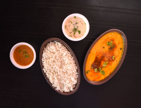 Daal Makhani With Rice +Raita