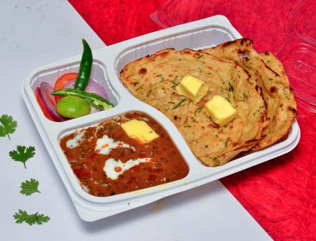 Daal Makhani With 2 Pc Lachcha Paratha Raita