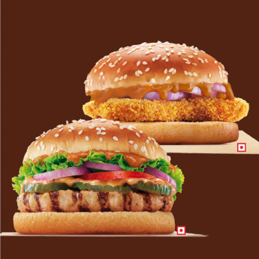 Pollo Makhani Burst Whopper Jr Pollo