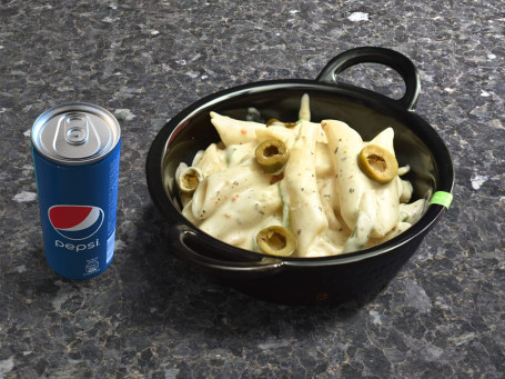 White Sauce Penne Pasta Cold Drink (Small)