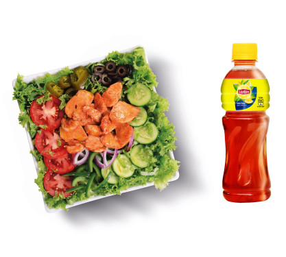 Rs 10 Lipton Ice Tea Pet Bottle 350 Ml With Veg Salad Combo