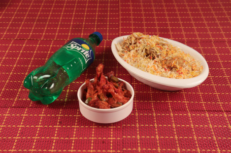 Chicken Lolipop Spl Half 6 Pcs 2 Chicken Biryani Half Pepsi 500 Ml