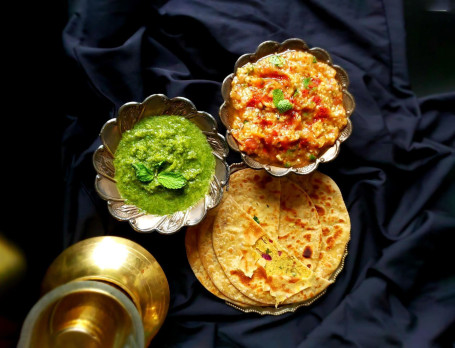 Sattu Ka Paratha Meal