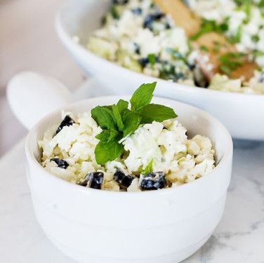 Greek Cauliflower Salad [Serves 1]