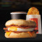 Pasto Mcmuffin Con Doppio Uovo Al Bacon