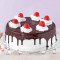 Round Black Forest Cake [Half Kg]