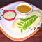 Idli Sambar (6) With Coconut Chutney