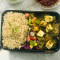 Brown Rice With Palak Paneer Gravy