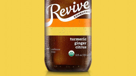 Revive Kombucha Turmeric Ginger Citrus