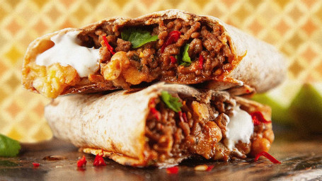 Comodo Burrito Da Colazione Con Pomodori E Spinaci