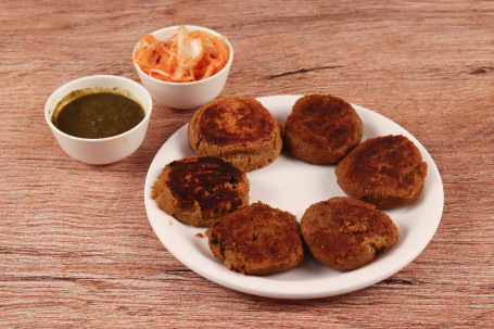 Special Dahi Veg Kabab 6 Pcs Hari Chutney Onion