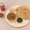 Matar Paneer 6 Pcs 2 Paratha Salad Achar Coldrink 250 Ml