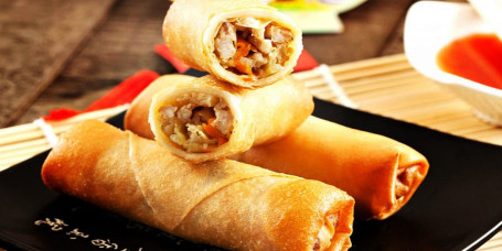 Chicken Schezwan Spring Rolls