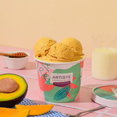 Mango Avocado Ice Cream 600 Ml