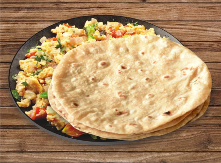 Egg Bhurji With Roti