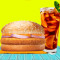 1 Crunchy Veg Paneer Burger With Lemon Ice Tea