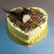 Eggless Butter Scotch Heart Shape Cake