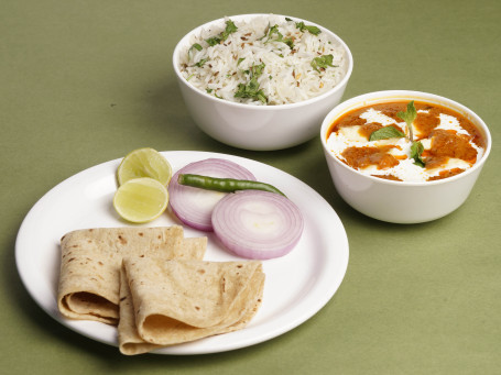 Paneer Butter Masala Jeera Rice Sweet Salad