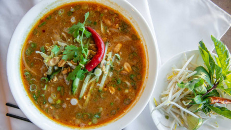 Peanut Satay Beef Noodle Soup Phở Sate Đậu Phộng