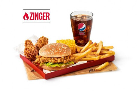 Zinger Box Pasto Con Hot Wings