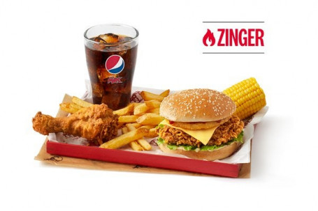 Zinger Tower Box Pasto Con Pollo Al Pc